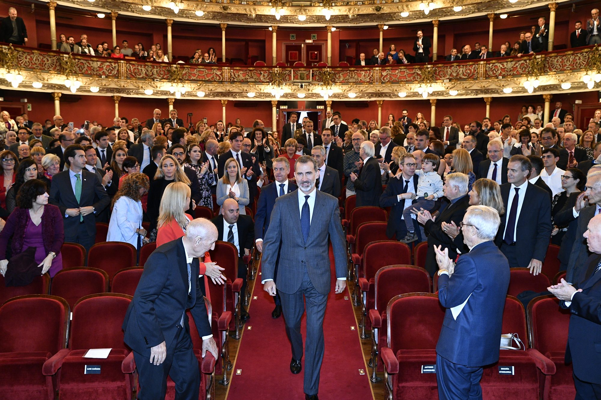 HM the King and the Lehendakari presided over the 8th edition of the Novia Salcedo Awards